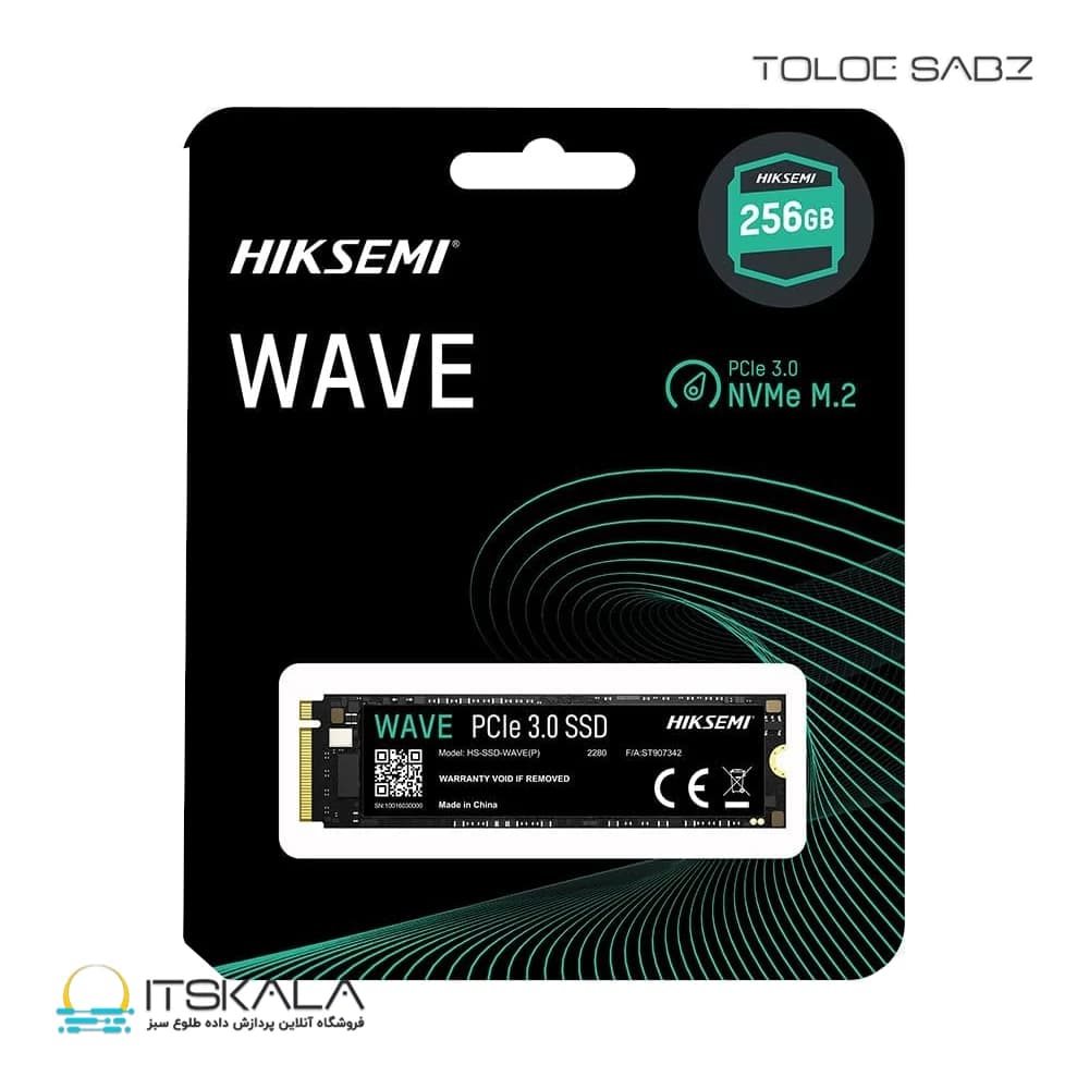 حافظه SSD هایک سمی WAVE NVMe M.2 ظرفیت 256 گیگابایت