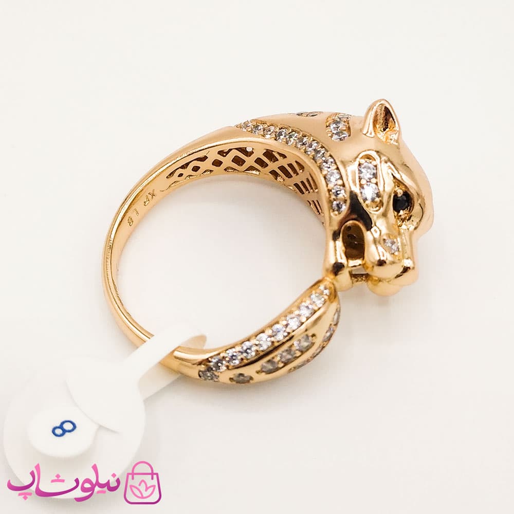 انگشتر زنانه ژوپینگ طرح ببر کد 2273