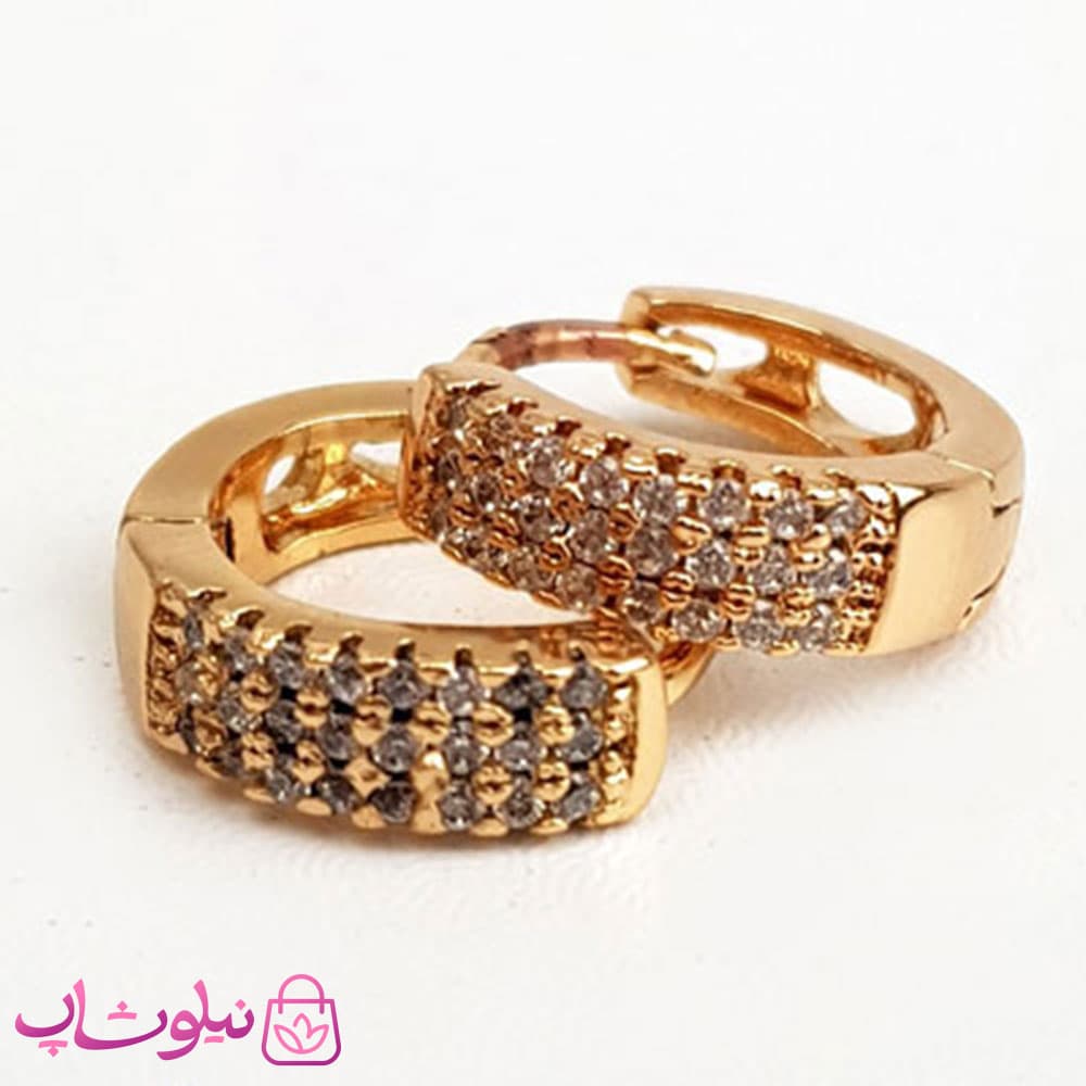 گوشواره حلقه ای زنانه ژوپینگ کد 2345