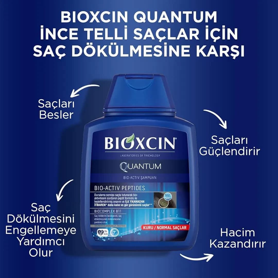 پک 3 عددی شامپو ضد ریزش موی چرب بیوکسین مدل QUANTUM — تصویر ۳