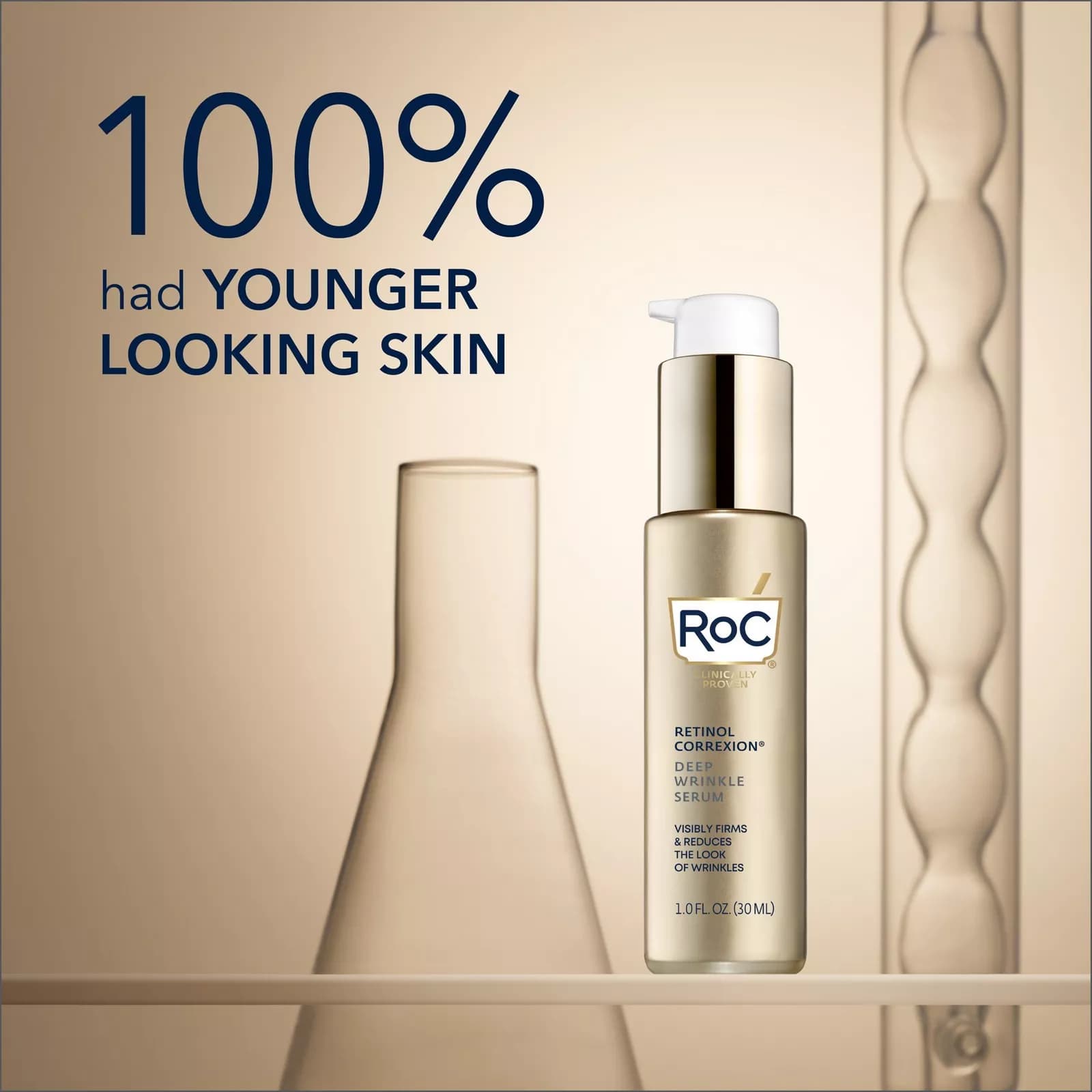 سرم رتینول ضد چروک ROC ساخت آمریکا مدل WRINKLE CORRECT — تصویر ۳
