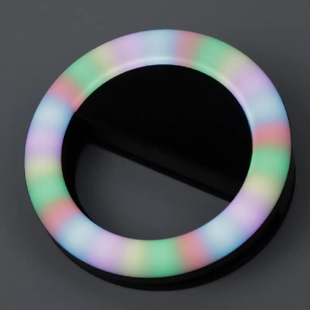 رینگ لایت سلفی RGB Ring Light phone RG 01 selfieRGB Ring Light phone RG 01 selfie — تصویر ۲
