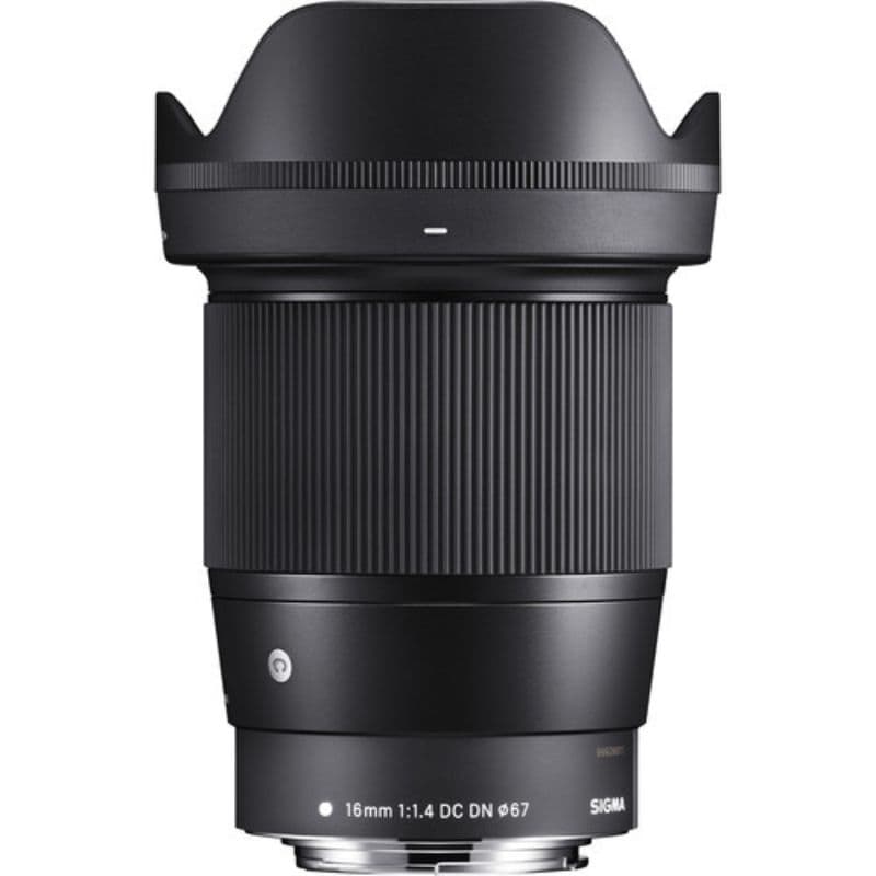 لنز سیگما Sigma 16mm f/1.4 DC DN Contemporary Lens for Canon EF-MSigma 16mm f/1.4 DC DN Canon EF-M