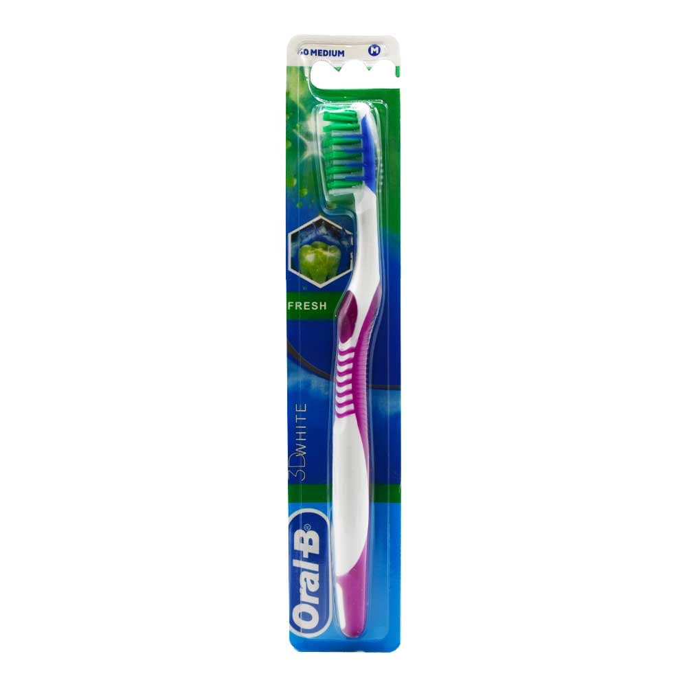 مسواک اورال بی ORAL-B اصل ایرلند مدل 3D White با برس مدیوم