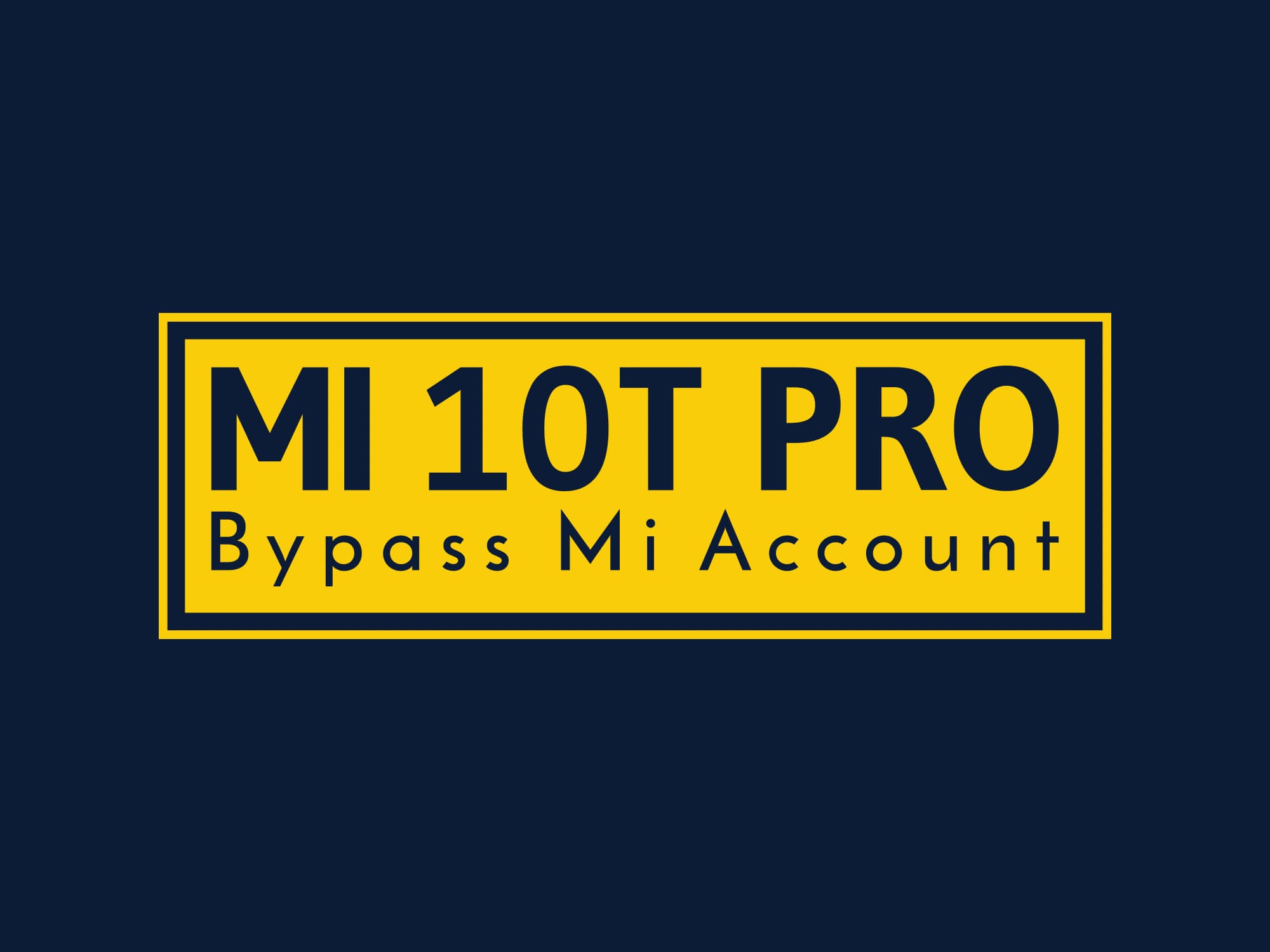 Redmi K30S Ultra/Mi 10T/Mi 10T Pro (apollo) Bypass Mi Account – بایپس می اکانت