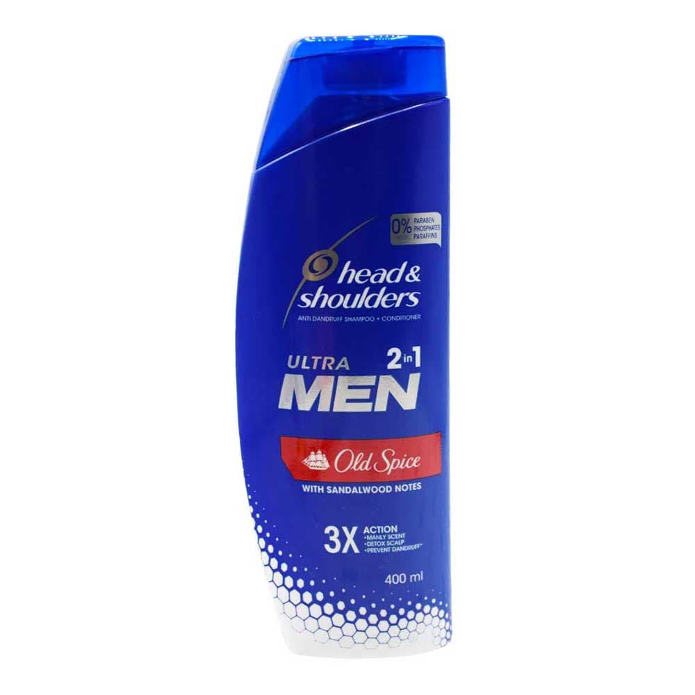 شامپو + حالت دهنده هد اند شولدرز SHOULDERS مدل Old Spice حجم 400 میلی لیتر