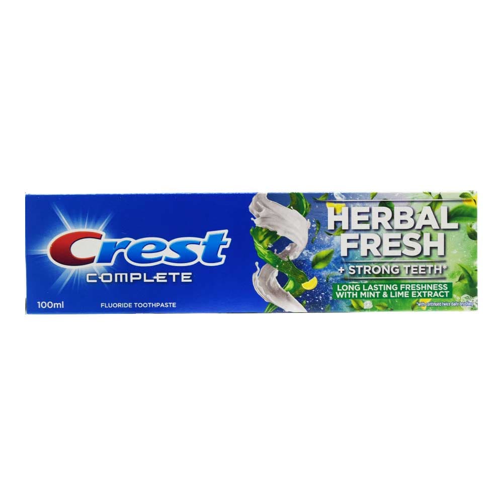 خمیر دندان کرست CREST اصلی آلمان مدل Herbal Fresh حجم 100 میلی لیتر