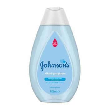 شامپو بدن بچه جانسون Johnsons پوست حساس مدل vucut shampuani حجم 500 میلی لیتر