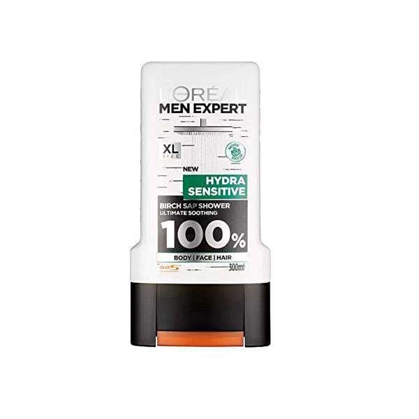 شامپو سر و بدن لورآل loreal مدل HYDRA SENSITIVE حجم 300 میلی لیتر