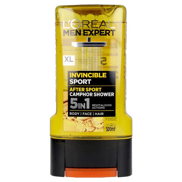 شامپو سر و بدن لورآل loreal مدل INVINCIBLE SPORT حجم 300 میلی لیتر