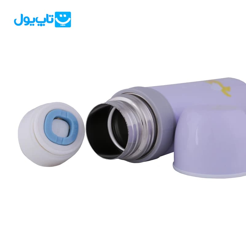 فلاسک استیل دو جداره گرم و سرد طرح میوه Have a Good Day بند سیلیکونی حجم 500 میلی‌لیتر — تصویر ۴