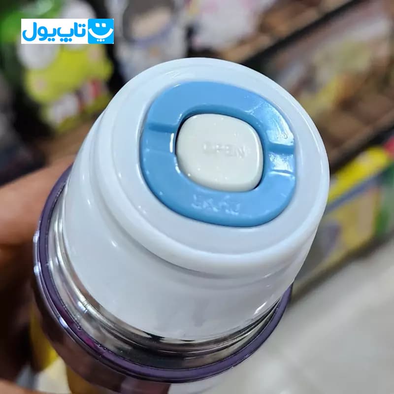 فلاسک استیل دو جداره گرم و سرد رنگ استیل حجم 500 میلیلیتر — تصویر ۳