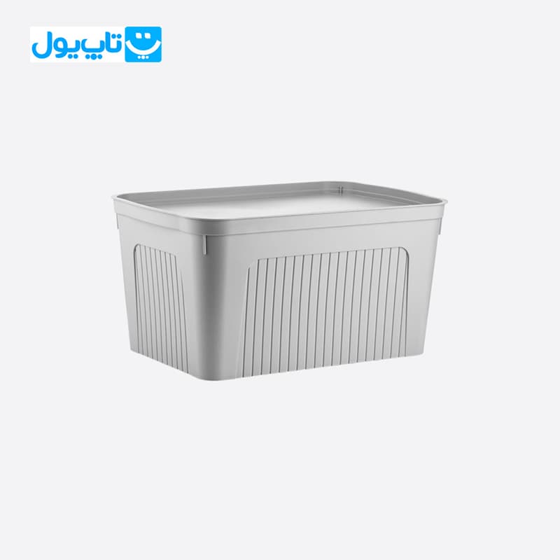 باکس نظم‌دهنده درب دار دونیا پلاستیک Dunya Plastik مدل 30533 ظرفیت 27 لیتر — تصویر ۱۲