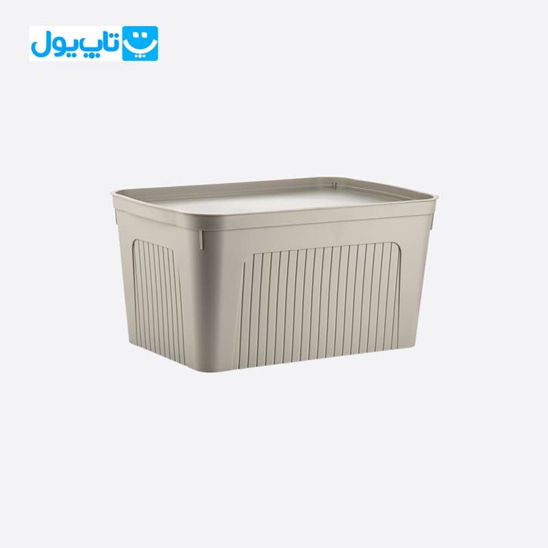 باکس نظم‌دهنده درب دار دونیا پلاستیک Dunya Plastik مدل 30533 ظرفیت 27 لیتر — تصویر ۹