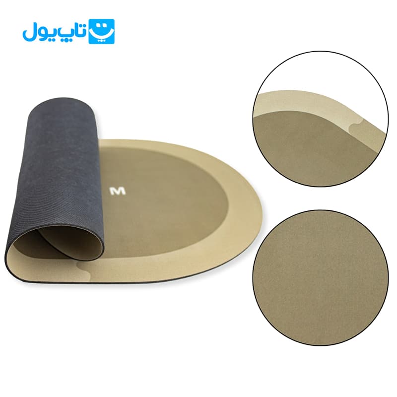 پادری سیلیکونی ترک بیضی طرح Bath Room سایز 50*80 — تصویر ۷