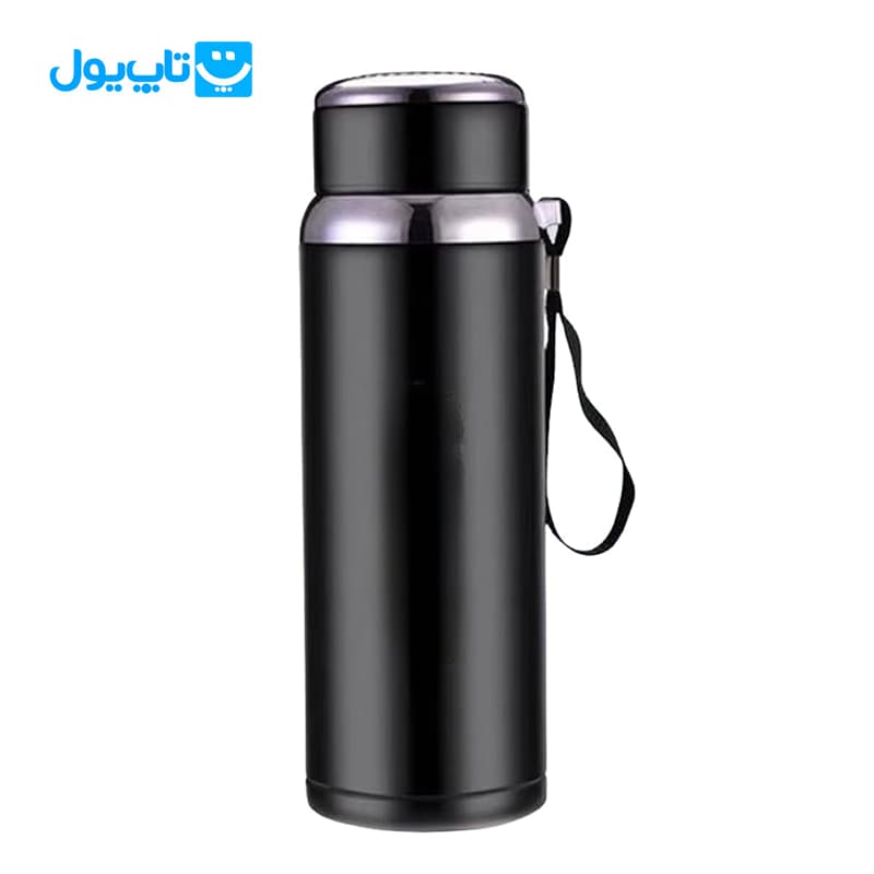 فلاسک دو جداره گرم و سرد وکیوم کاپ Vacuum Cup استیل ۳۱۶ رنگ مشکی حجم ۸۰۰ میلی‌لیتر