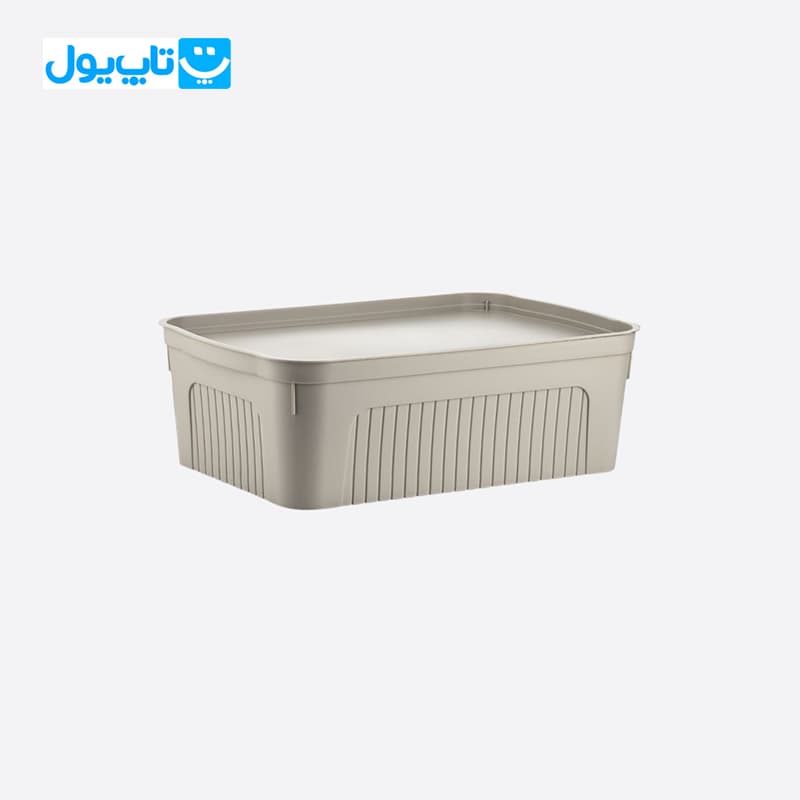 باکس نظم‌دهنده درب دار دونیا پلاستیک Dunya Plastik مدل 30532 ظرفیت 17 لیتر — تصویر ۱۰