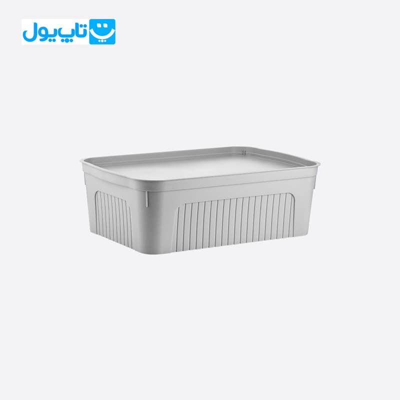 باکس نظم‌دهنده درب دار دونیا پلاستیک Dunya Plastik مدل 30532 ظرفیت 17 لیتر — تصویر ۴