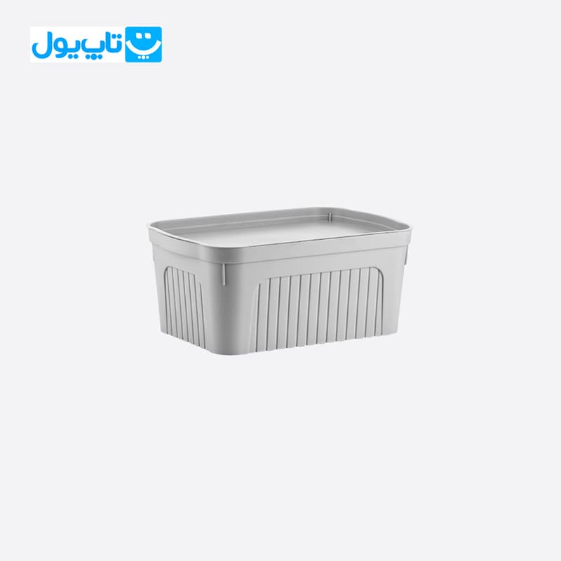 باکس نظم‌دهنده درب دار دونیا پلاستیک Dunya Plastik مدل 30531 ظرفیت 8 لیتر — تصویر ۴
