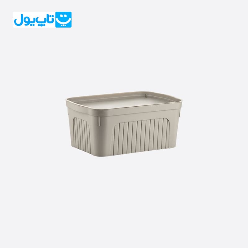باکس نظم‌دهنده درب دار دونیا پلاستیک Dunya Plastik مدل 30531 ظرفیت 8 لیتر — تصویر ۸