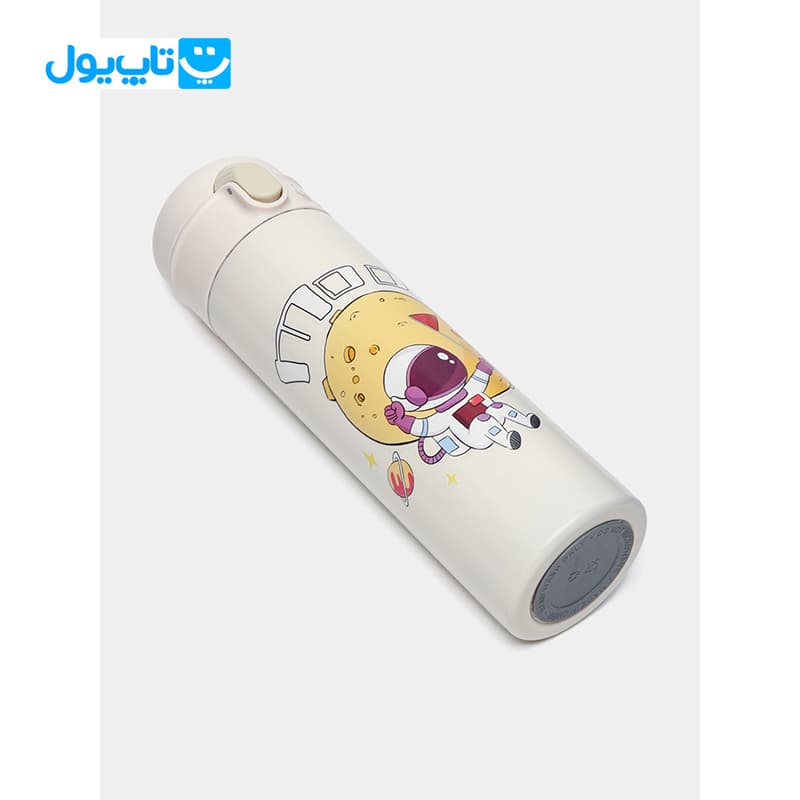 فلاسک کودک نی دار جی بی جی JBG طرح Moon مدل Thermos Cup استیل 304 ظرفیت 400 میلی‌لیتر — تصویر ۹