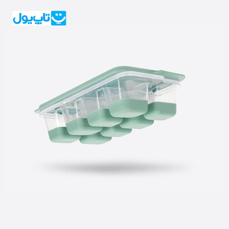قالب یخ سیلیکونی دونیا پلاستیک Dunya plastik ترکیه مدل ۸ خانه مکعبی بسته سه عددی — تصویر ۸
