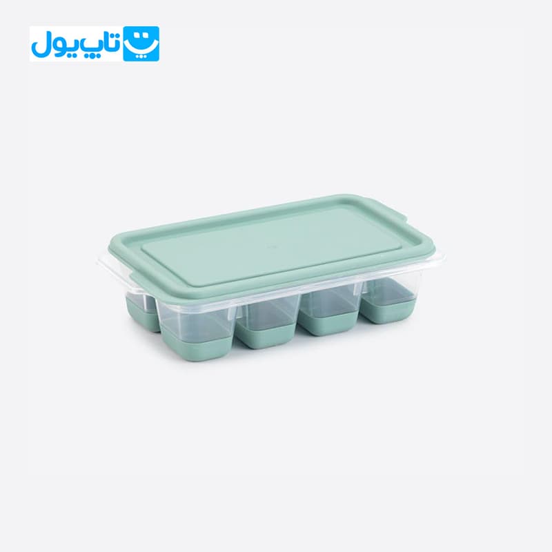 قالب یخ سیلیکونی دونیا پلاستیک Dunya plastik ترکیه مدل ۸ خانه مکعبی بسته سه عددی — تصویر ۷