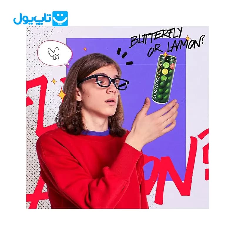 نوشیدنی موهیتو لایمون فرش Laimon fresh مدل لیمو و نعنا حجم 330 میلی لیتر — تصویر ۷