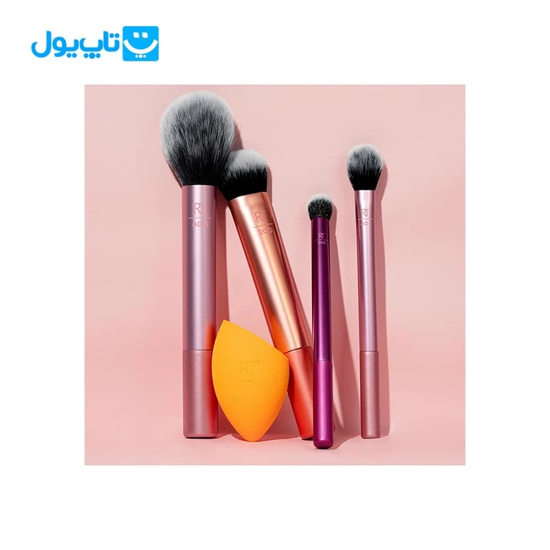 ست براش 5 تکه ریل تکنیک Real techniques با دو پد — تصویر ۹