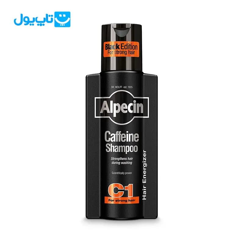 شامپو ضد ریزش آلپسین Alpecin مدل Black Edition C1 حجم 250 میلی لیتر