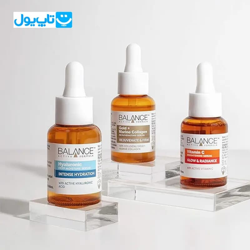 سرم پوست بالانس balance مدل 3in1 حجم 30 میلی لیتر مجموعه 3 عددی — تصویر ۳