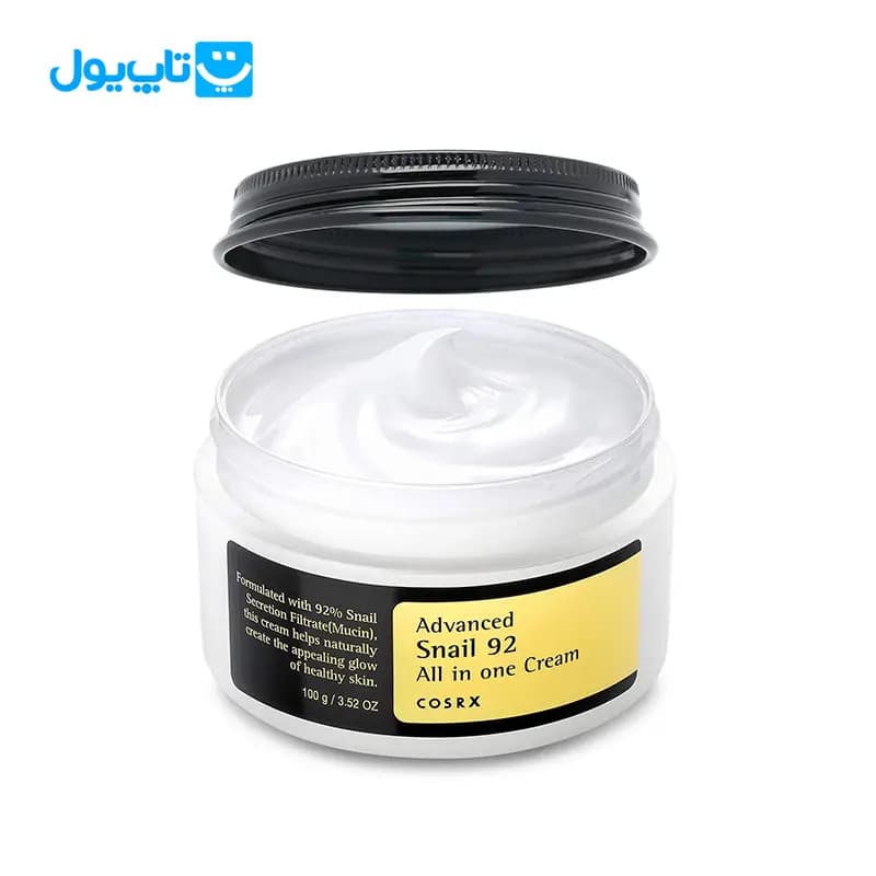 کرم اسنس حلزون کوزارکس COSRX مدل Advanced snail 92 کاسه ای 100گرم — تصویر ۲