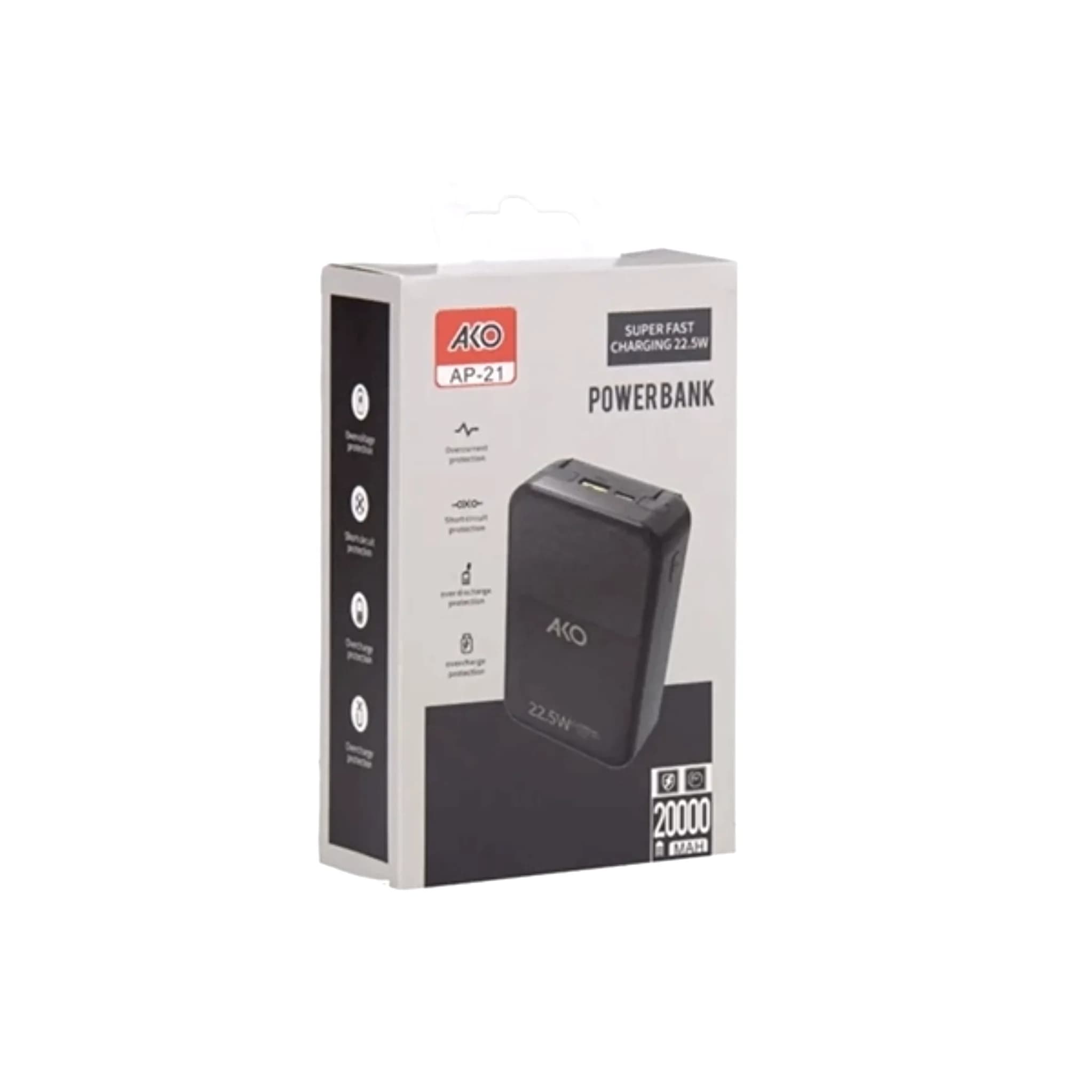 پاور بانک فست شارژ آکو مدل AP-21 با ظرفیت 20000 میلی آمپر (همراه با گارانتی شرکتی) — تصویر ۱۰