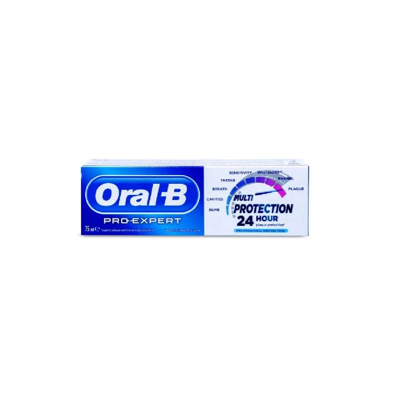 خمیردندان کامل اورال بی مدل Multi Protection 24 Hour حجم 75 میلی لیتر — تصویر ۳