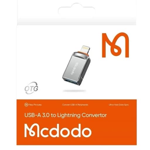 مبدل USB به لایتینینگ مک دودو مدل OT-860 — تصویر ۹