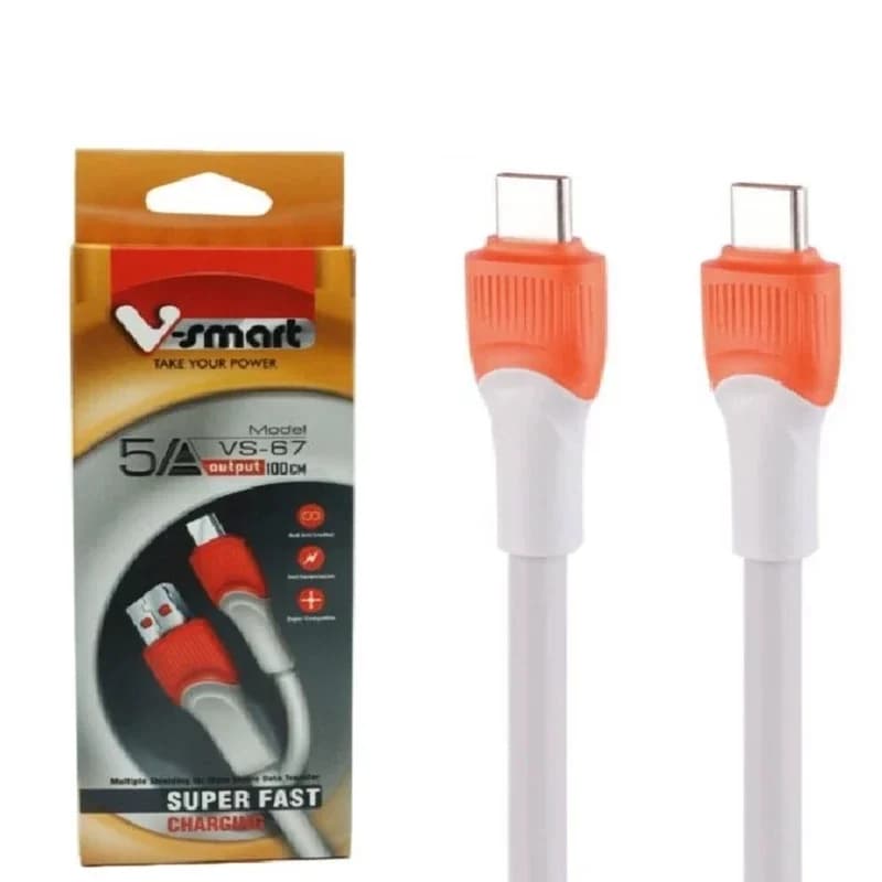 کابل شارژر V-smart مدل vs-67 (تایپ c)