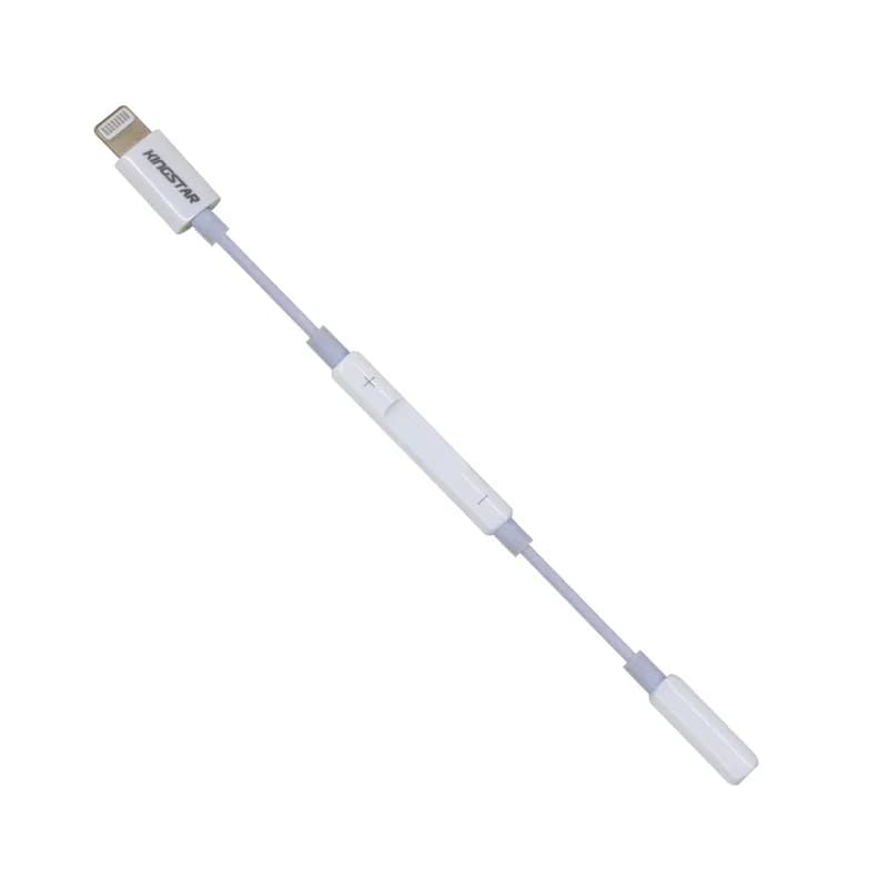 کابل تبدیل لایتنینگ به AUX کینگ استار مدل KAC69 طول 0.9 متر — تصویر ۵
