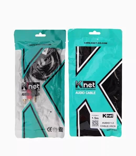 کابل 1 به 2 صدا K-NET PLUS 1.5M — تصویر ۴