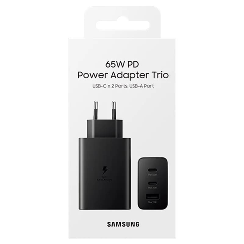 شارژر 65 وات سامسونگ مدل 65Watt Trio EP-T6530