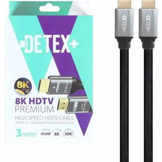 کابل 3 متری DETEX+ HDMI 8K — تصویر ۴