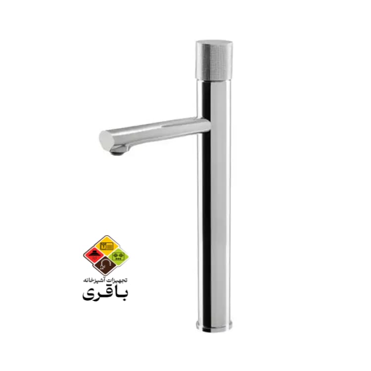 شیر روشویی پایه بلند راسان مدل رناتا کروم