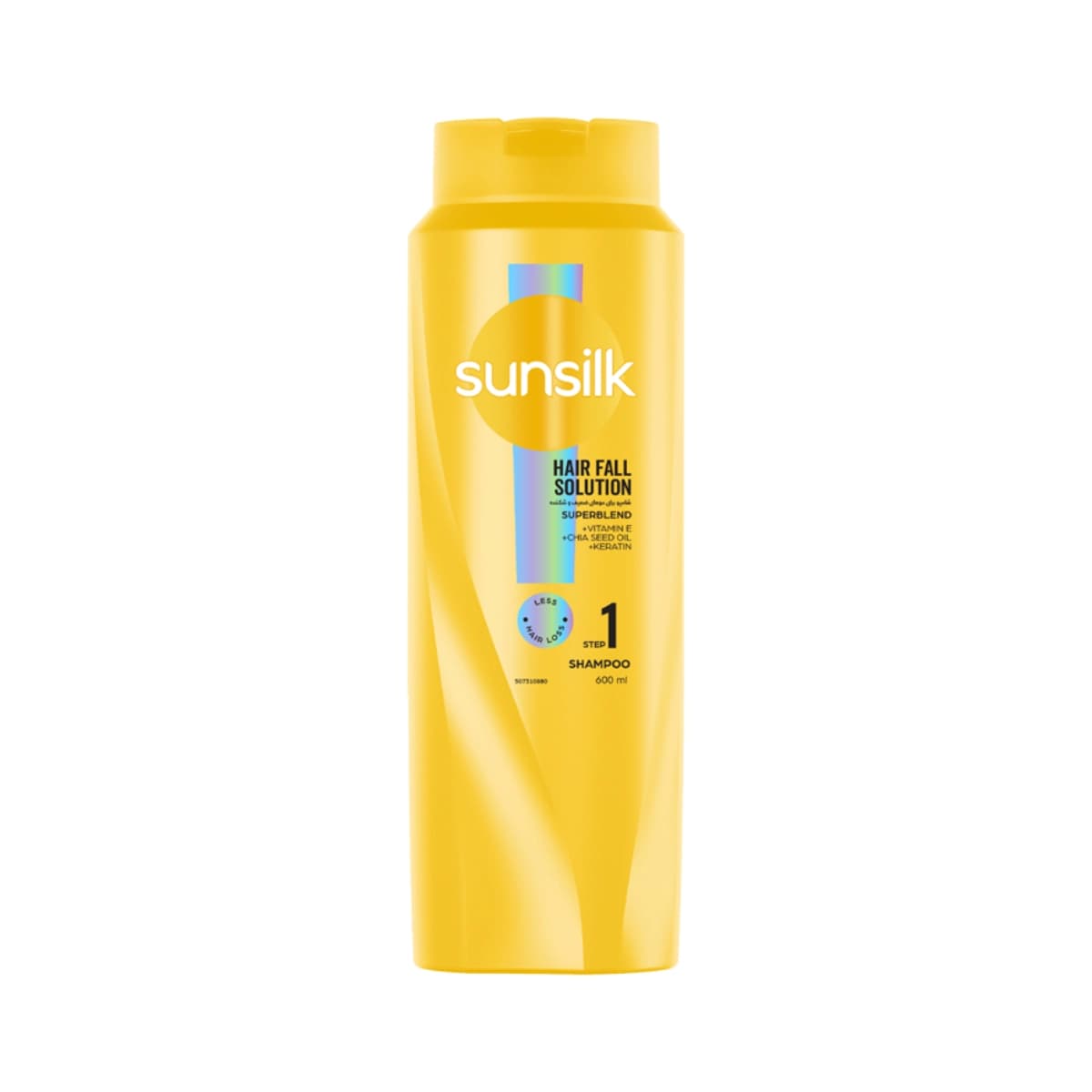 شامپو تقویت کننده مو سان سیلک مدل Sh HairFl Soltion مناسب برای مو شکننده حجم 600 میلی لیتر