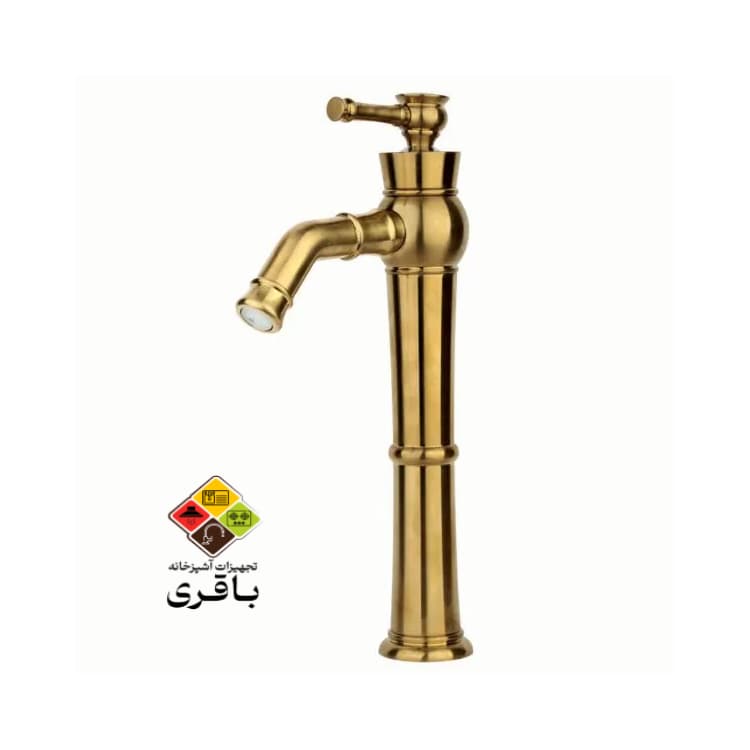شیر روشویی پایه بلند راسان الیزه طلامات