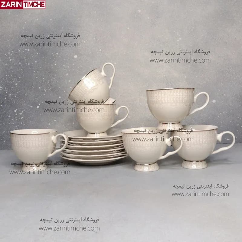 فنجان و نعبلکی چایخوری نیوبن چاینا برند اودیسه کالکشن ماربلا کد 8027 — تصویر ۶