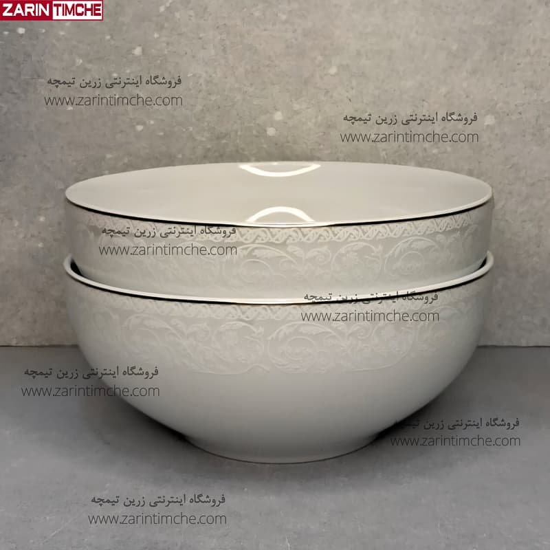 کاسه آبگوشت خوری چینی زرین مدل سیلوان 6 عدد — تصویر ۲