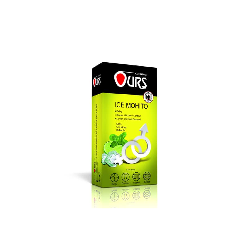 کاندوم اورز مدل Ice Mohito بسته 12 عددی