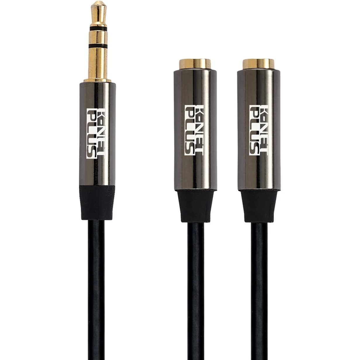 کابل AUX Y SPLITTER کی نت پلاس مدل KP-C1013 به طول 0.25 متر — تصویر ۴