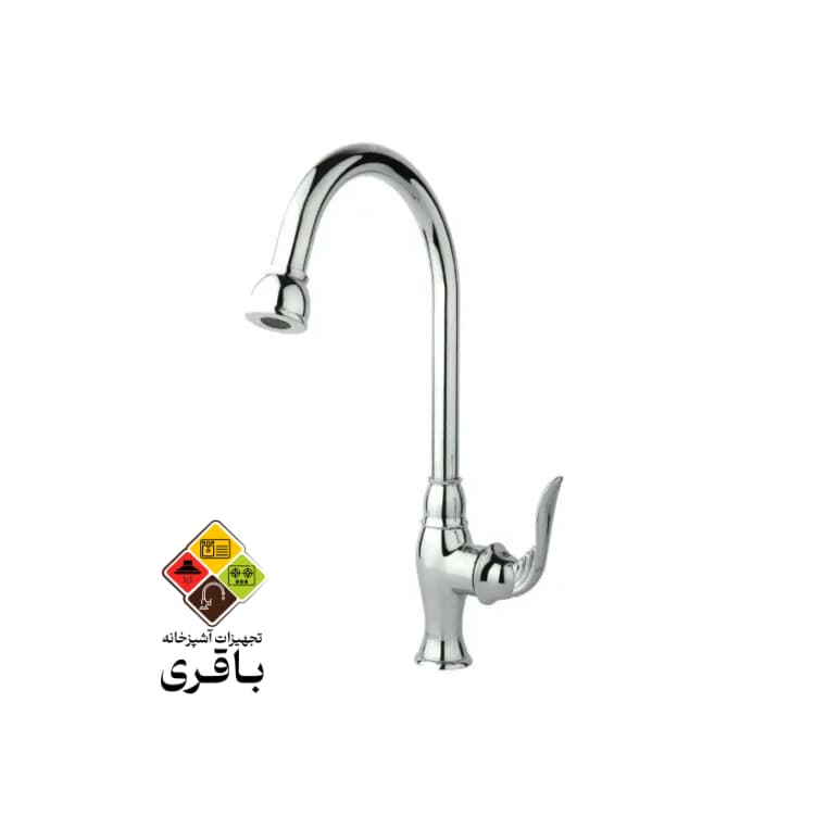 شیر آشپزخانه راسان مدل پریمو کروم — تصویر ۲