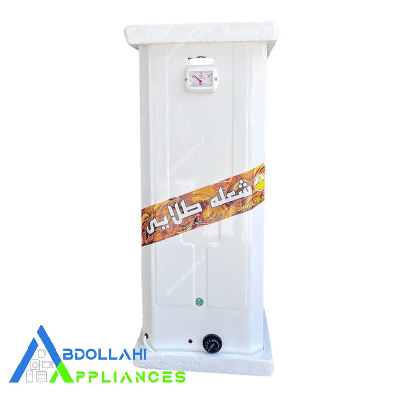 آبگرمکن برقی دیواری 62 لیتری شعله طلایی مدل 80 با گارانتی معتبر