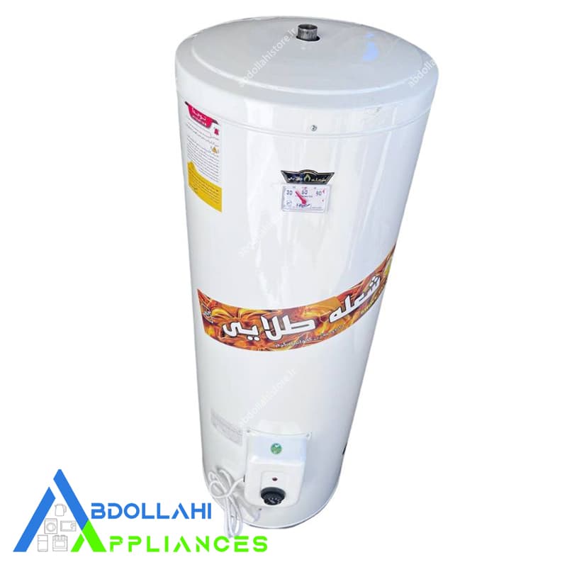 آبگرمکن برقی 112 لیتری شعله طلایی مدل 150 با گارانتی معتبر — تصویر ۳